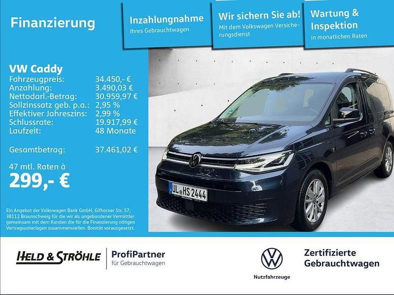 Starlight blue metallic Gebraucht 2025 VW Caddy Life Van / Kleinbus | 34.450 € (Guter Preis) - Bild 1/3