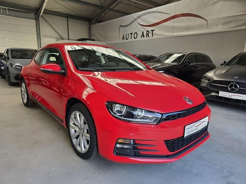 Rot Gebraucht 2016 VW Scirocco Coupé | 11.990 € (Superpreis) - Bild 1/4