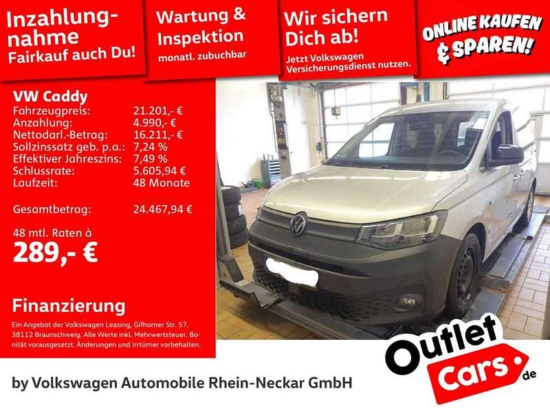 Gebraucht VW Caddy 114 PS (83 kW) 2022 Reflexsilber metallic Van / Kleinbus