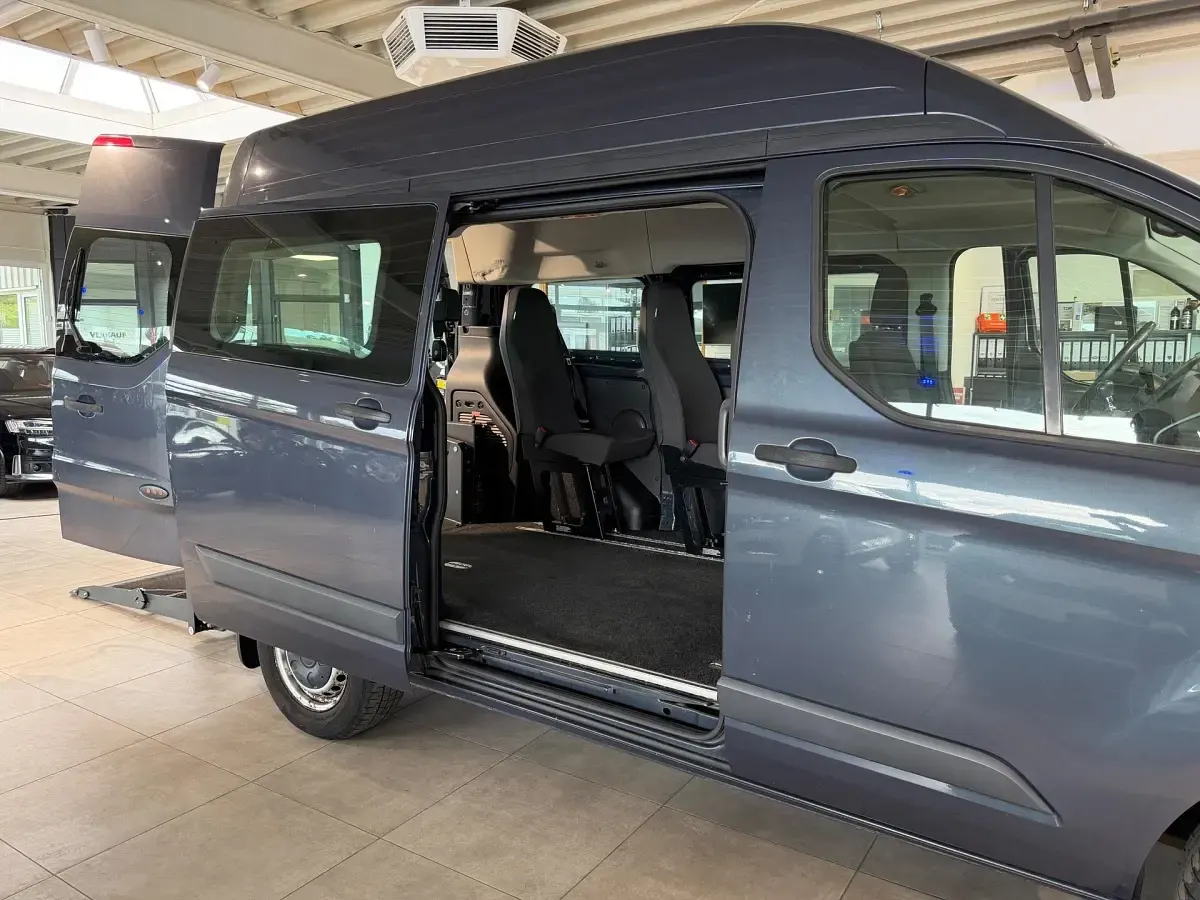 Gebraucht Ford Transit Custom 101 PS (74 kW) 2015 Midnight skygrau metallic Van