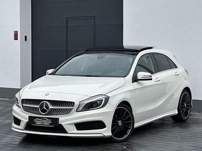 Weiß Gebraucht 2015 Mercedes A180 AMG line Limousine | 15.300 € (Etwas zu teuer) - Bild 1/4