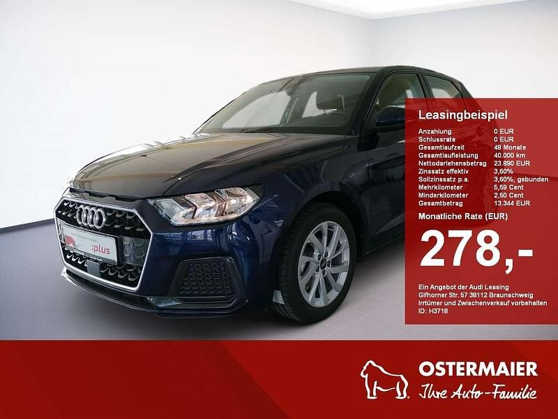 Navarrablau metallic Gebraucht 2024 Audi A1 Sportback Advanced Plus Kleinwagen | 23.890 € (Fairer Preis) - Bild 1/4