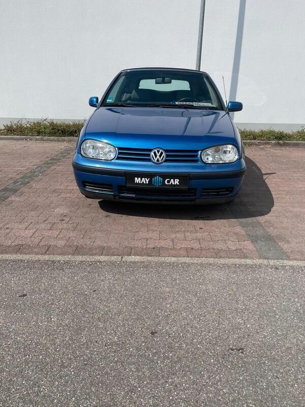Blau Gebraucht 2000 VW Golf Cabriolet Cabrio | 1.900 € (Guter Preis) - Bild 1/4