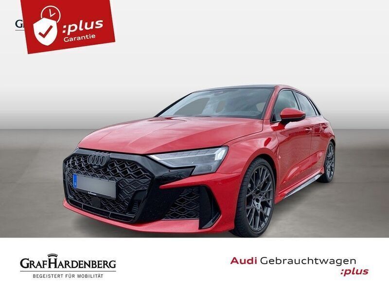 Progressivrot metallic Gebraucht 2025 Audi RS3 Sportback Ambiente Kleinwagen | 69.999 € (Fairer Preis) - Bild 1/4
