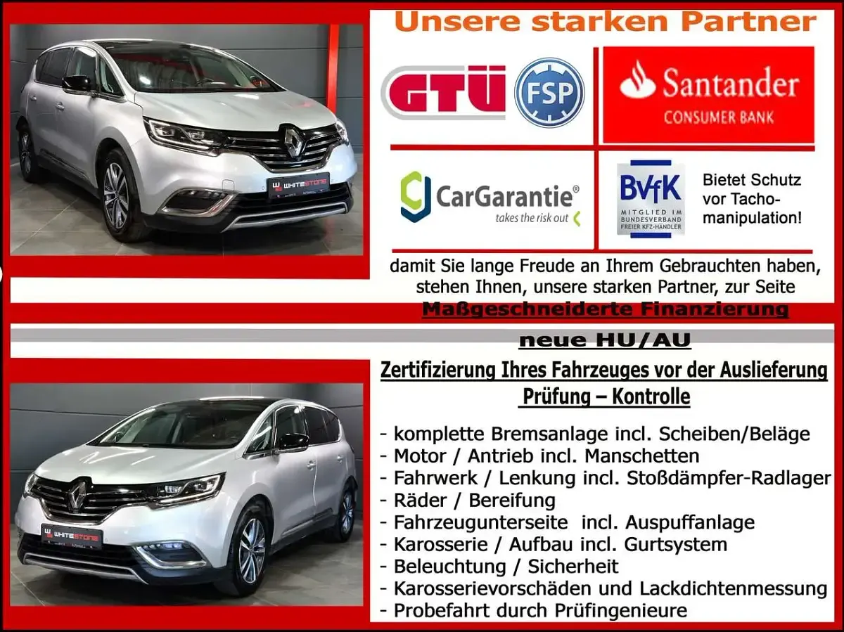 Używany Renault Espace 160 KM (117 kW) 2018 Szary Minivan