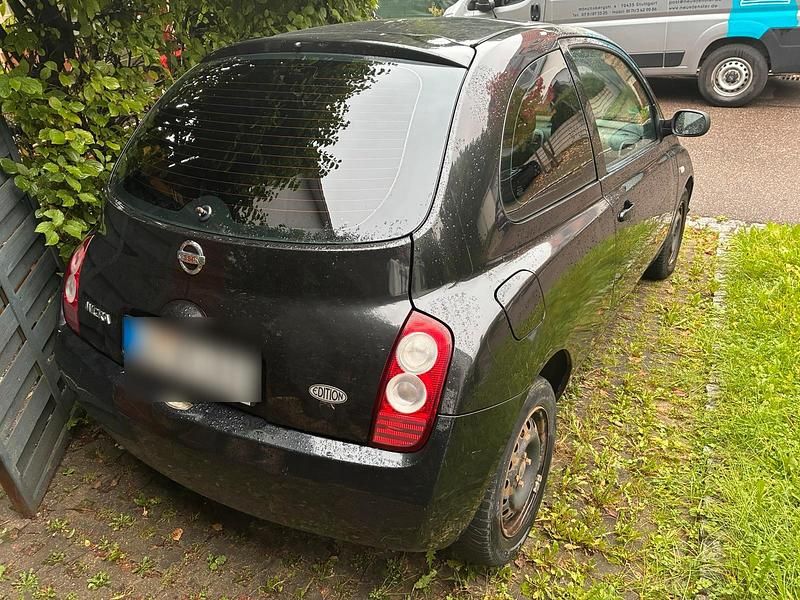 Schwarz Gebraucht 2005 Nissan Micra Kleinwagen | 700 € - Bild 1/4