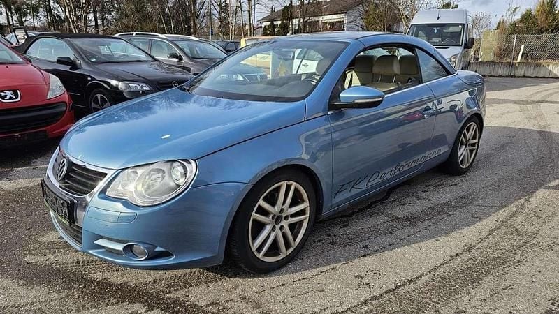 Blau Gebraucht 2008 VW Eos Cabrio | 3.999 € (Superpreis) - Bild 1/4