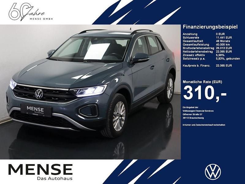 Petroleum blue Gebraucht 2023 VW T-Roc Life SUV | 22.065 € (Guter Preis) - Bild 1/4