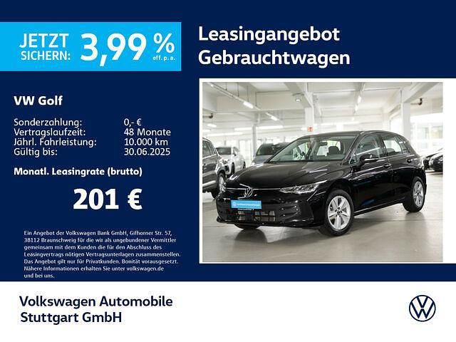 Schwarz Gebraucht 2024 VW Golf VIII Life Limousine | 22.730 € (Fairer Preis) - Bild 1/2