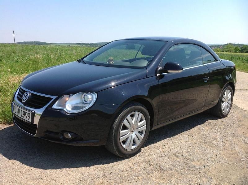 Gebraucht VW Eos 122 PS (89 kW) 2008 Schwarz Cabrio