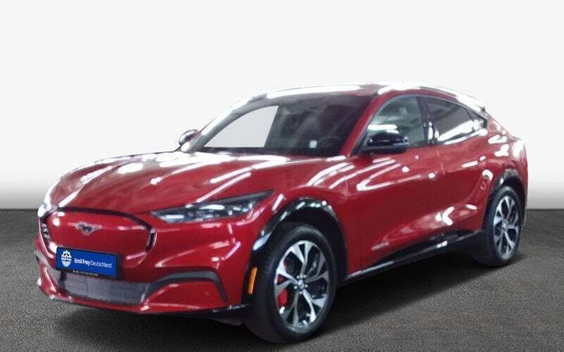Rot Neu 2024 Ford Mustang Mach-E Premium SUV | 48.926 € (Fairer Preis) - Bild 1/3