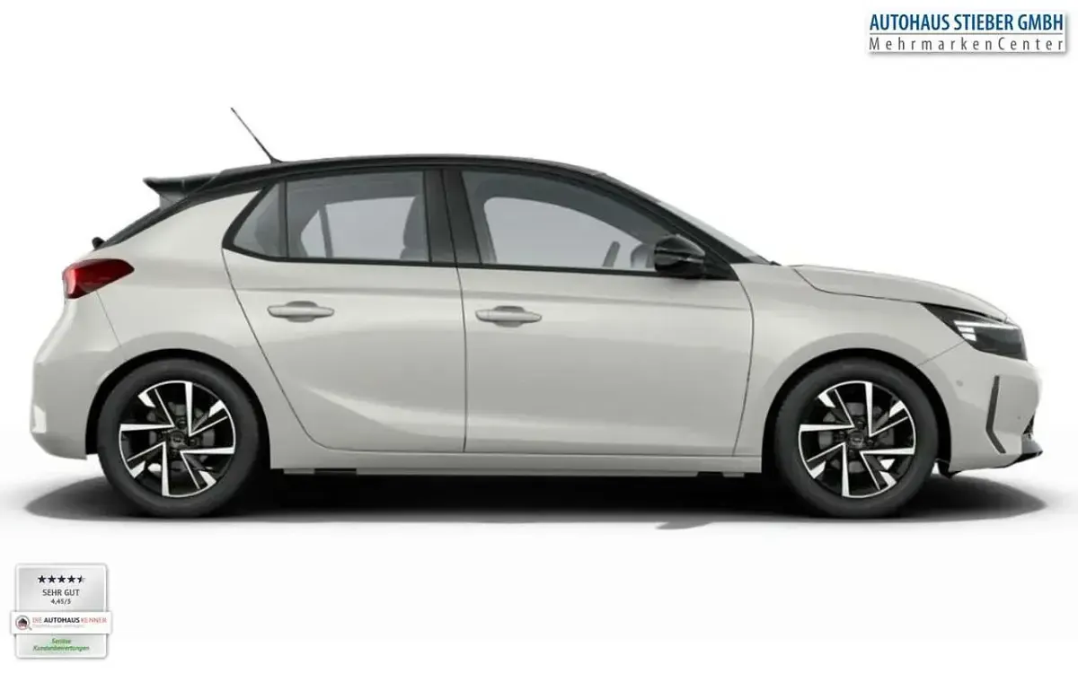 Neu Opel Corsa Active 110 PS (80 kW) 2025 Arktis weiß / dachfarbe schwarz Kleinwagen