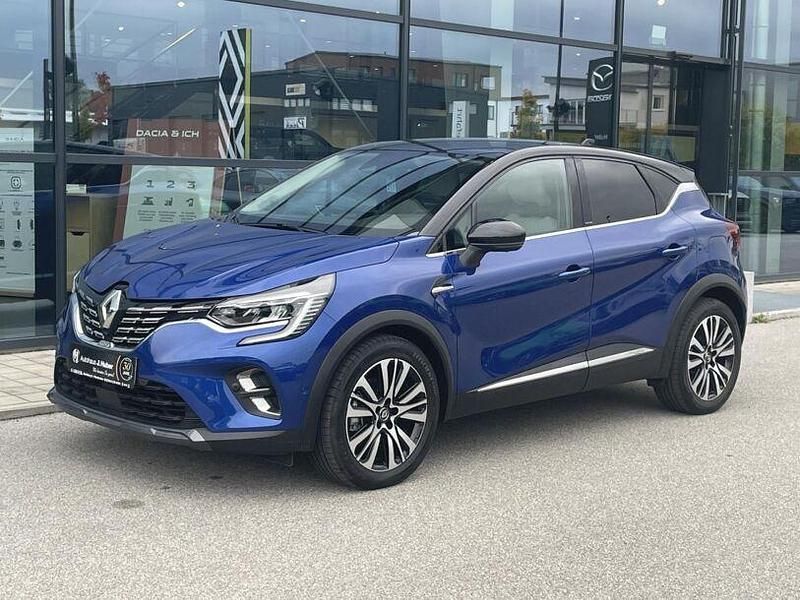 Blau Gebraucht 2021 Renault Captur Initiale Paris SUV | 19.990 € (Etwas zu teuer) - Bild 1/4