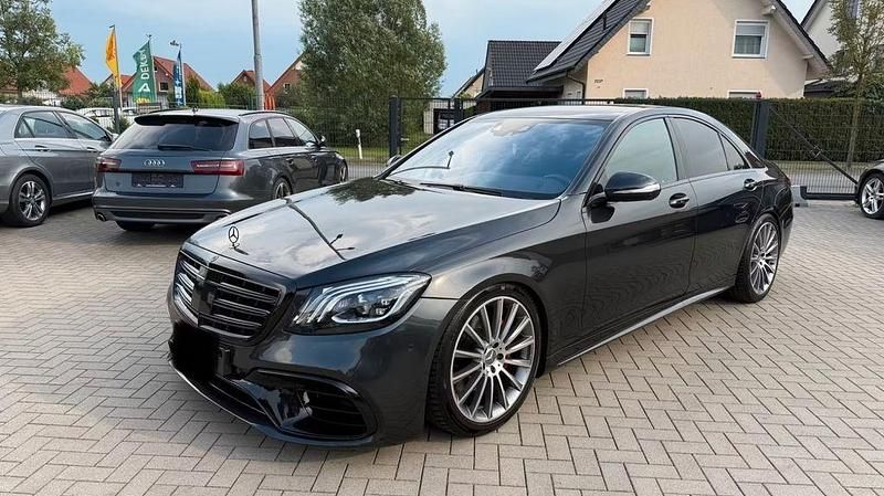 Magnetitschwarz metalliclack Gebraucht 2013 Mercedes S350 AMG line Limousine | 28.499 € - Bild 1/4