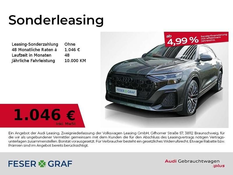 Grau (daytonagrau perleffekt) Gebraucht 2025 Audi Q8 Ambiente SUV | 98.480 € (Teuer) - Bild 1/1