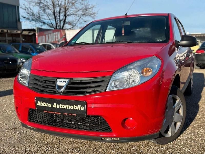 Rot Gebraucht 2009 Dacia Sandero Ambiance Kleinwagen | 990 € (Superpreis) - Bild 1/4