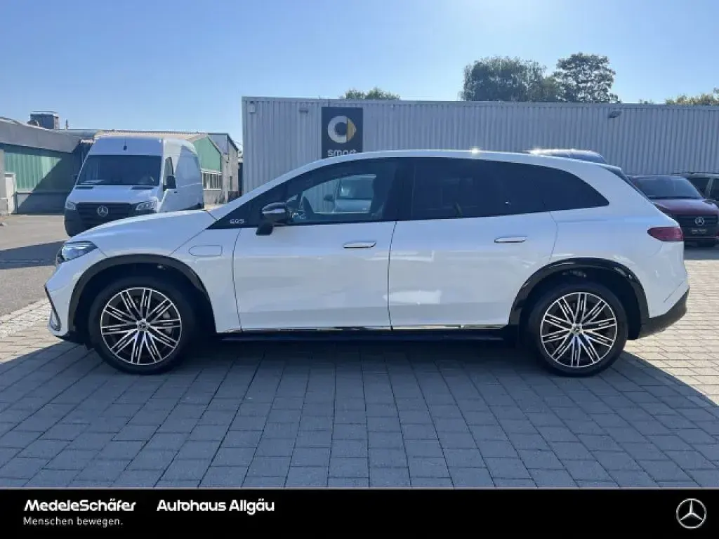 Gebraucht Mercedes EQS580 AMG 400 kW (544 PS) 2024 Manufaktur diamantweiß bright (metallic) SUV