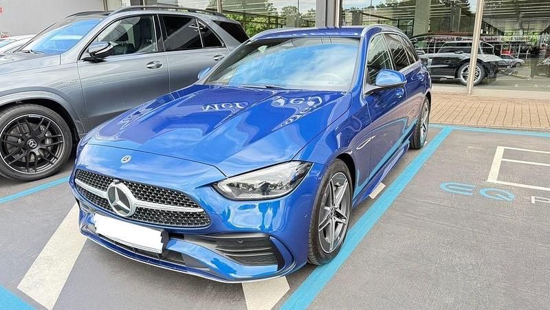 Blau Gebraucht 2024 Mercedes C300 Advanced Plus Limousine | 40.500 € (Superpreis) - Bild 1/4