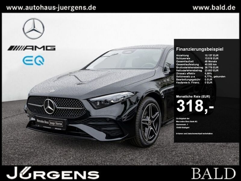 Metalliclack kosmosschwarz Gebraucht 2023 Mercedes A250 AMG Limousine | 34.770 € (Etwas zu teuer) - Bild 1/4