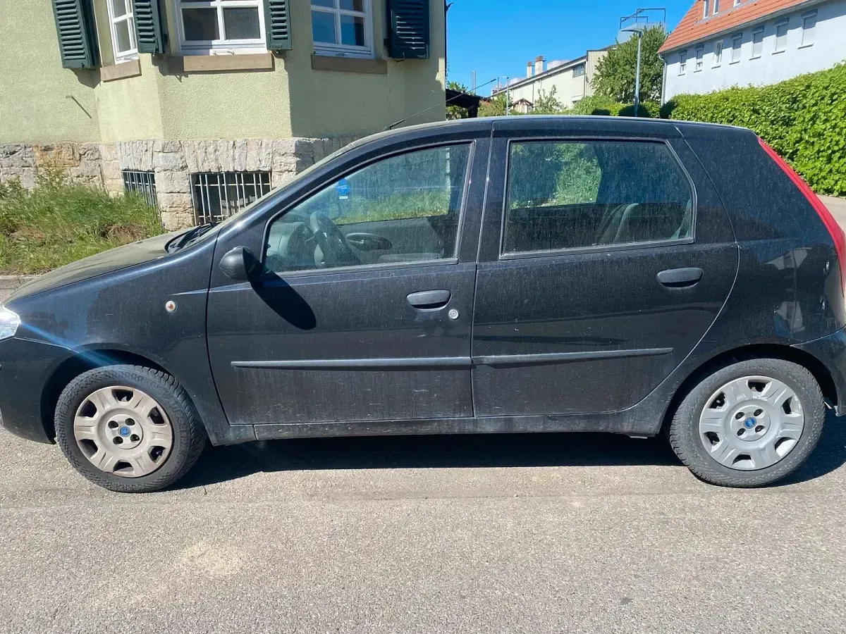 Gebraucht Fiat Punto 2007 Schwarz Kleinwagen