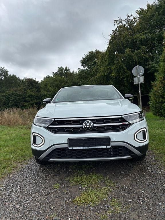 Gebraucht VW T-Roc Cabriolet Style 150 PS (110 kW) 2022 Weiß Cabrio