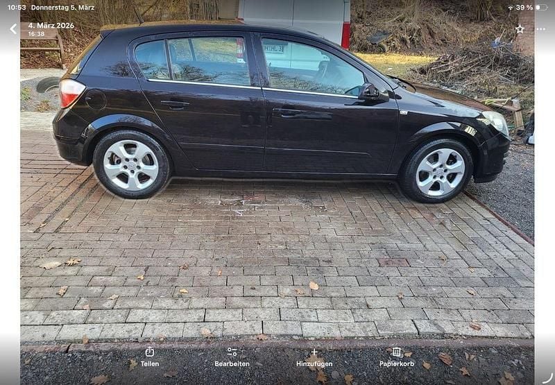 Gebraucht Opel Astra 125 PS (91 kW) 2006 Schwarz Limousine