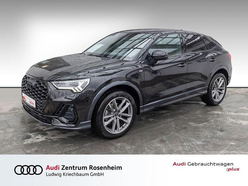 Mythosschwarz Gebraucht 2024 Audi Q3 Sportback S-Line SUV | 46.880 € (Teuer) - Bild 1/4