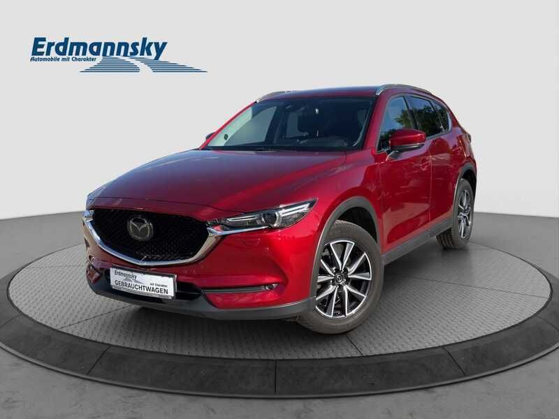 Soul red cryst (rot) Gebraucht 2018 Mazda CX-5 Sports-Line SUV | 21.980 € (Guter Preis) - Bild 1/4