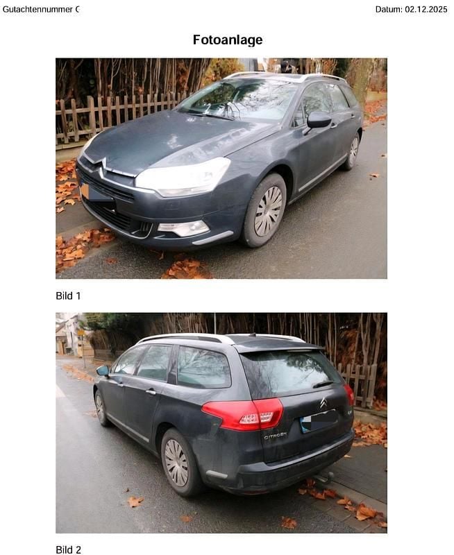 Grau Gebraucht 2008 Citroën C5 Kombi | 1.000 € (Superpreis) - Bild 1/4