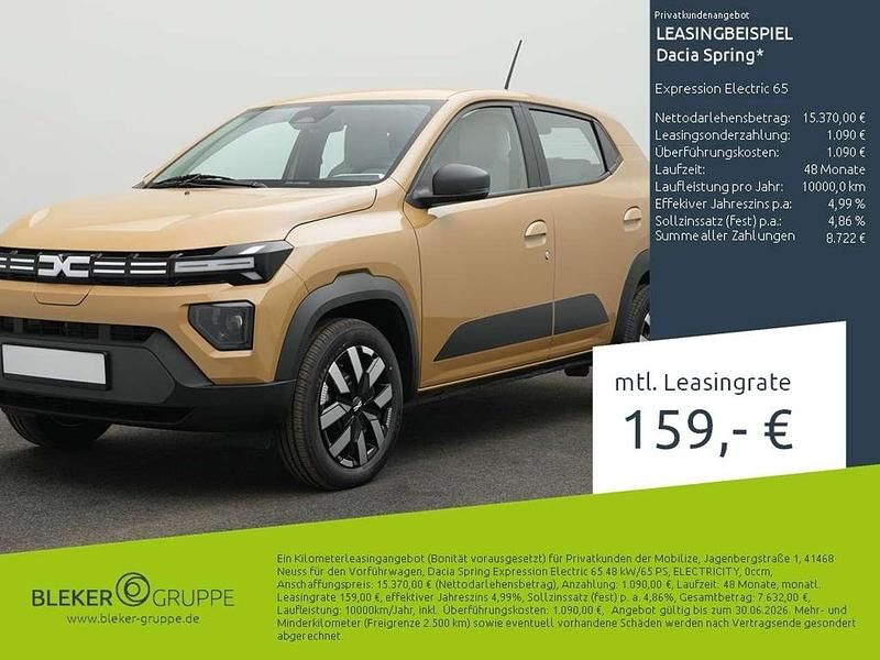 Gebraucht Dacia Spring Expression 47 kW (65 PS) 2024 Safaribeige Kleinwagen
