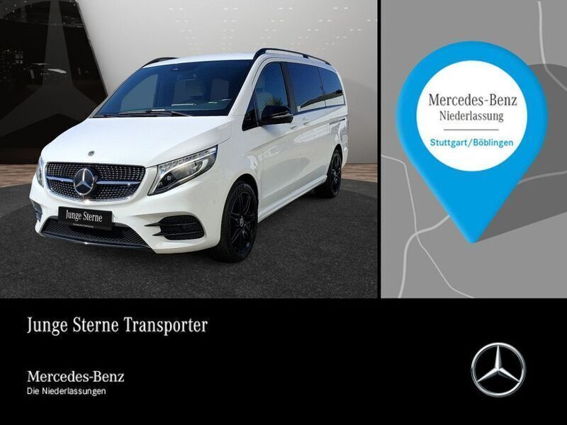 Weiß Gebraucht 2022 Mercedes V300 Exclusive Van / Kleinbus | 67.980 € (Etwas zu teuer) - Bild 1/4