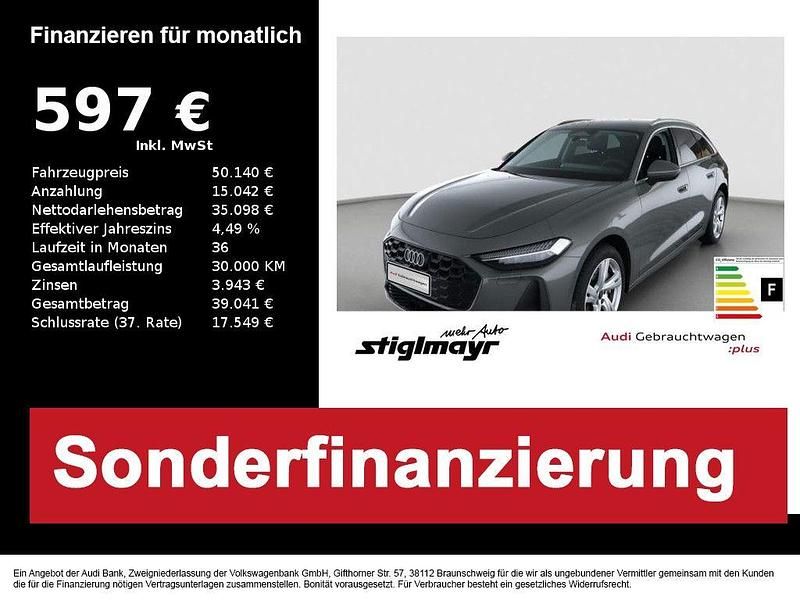Chronosgrau metallic Gebraucht 2025 Audi A5 Comfort Coupé | 50.140 € (Superpreis) - Bild 1/4