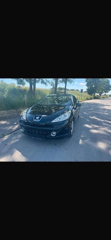 Schwarz Gebraucht 2008 Peugeot 207 CC Cabrio | 1.399 € (Guter Preis) - Bild 1/4