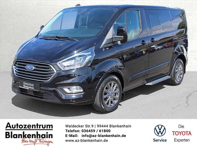 Obsidianschwarz metallic Gebraucht 2022 Ford Tourneo Custom Titanium X Van / Kleinbus | 42.990 € (Fairer Preis) - Bild 1/4