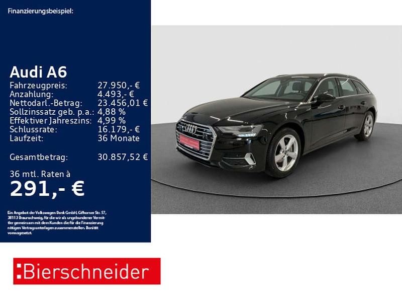 Mythosschwarz metallic Gebraucht 2022 Audi A6 Ambiente Kombi | 27.950 € (Superpreis) - Bild 1/3