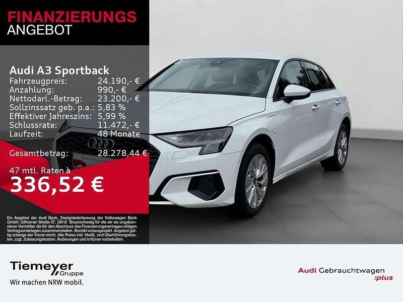 Ibisweiß Gebraucht 2022 Audi A3 e-tron Kleinwagen | 22.980 € (Fairer Preis) - Bild 1/4
