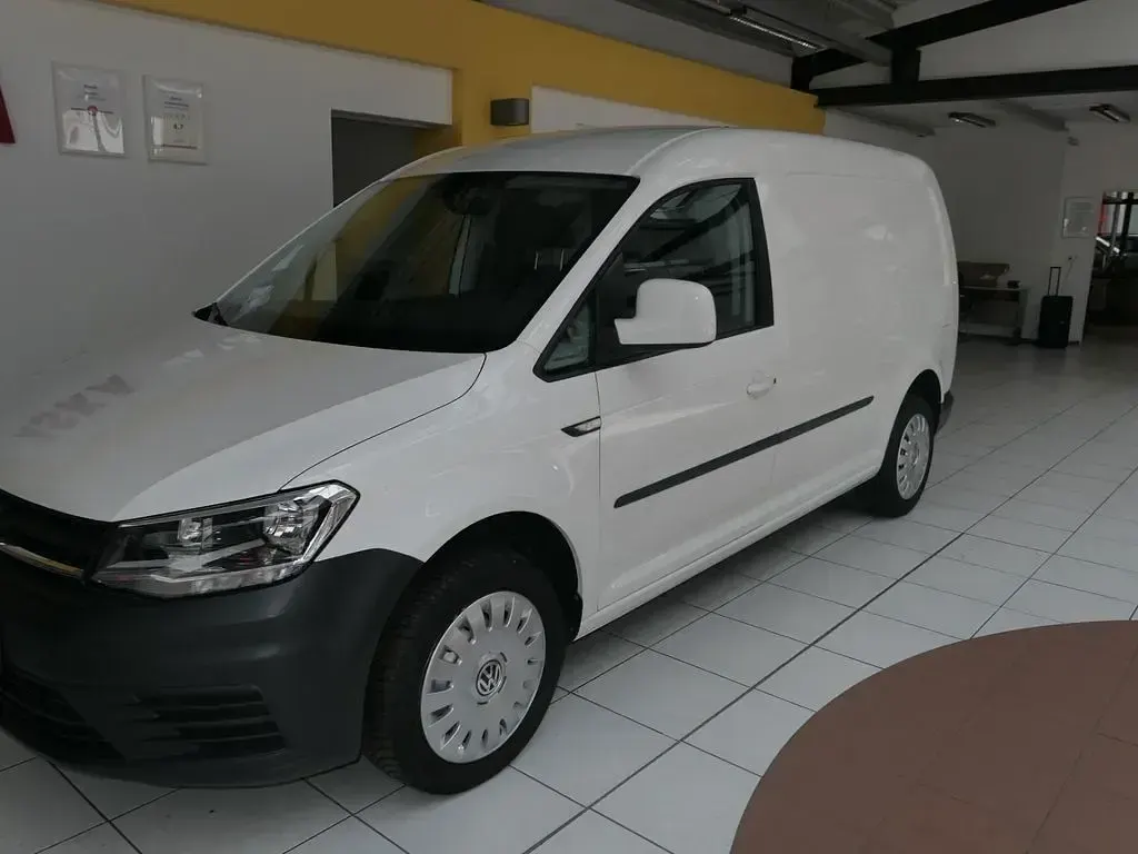 Gebraucht VW Caddy 125 PS (91 kW) 2019 Weiß Van / Kleinbus