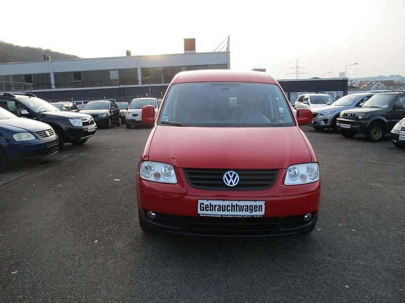 Gebraucht VW Caddy Team 80 PS (58 kW) 2008 Rot Van / Kleinbus