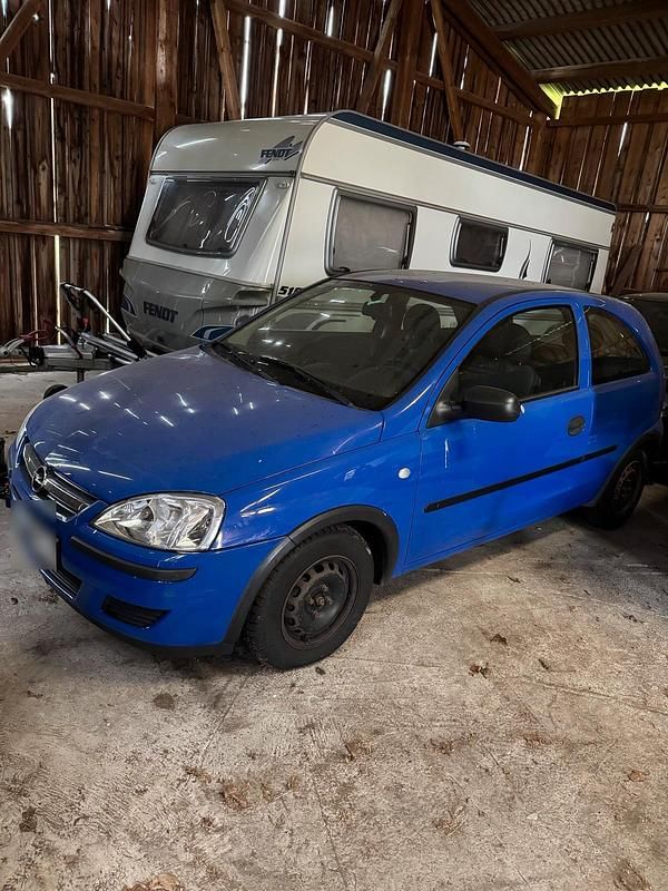 Blau Gebraucht 2006 Opel Corsa Kleinwagen | 800 € (Superpreis) - Bild 1/4