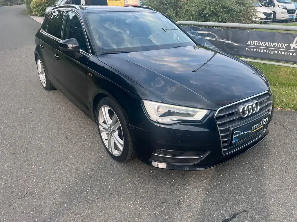 Gebraucht Audi A3 S-Line 105 PS (77 kW) 2013 Schwarz Limousine