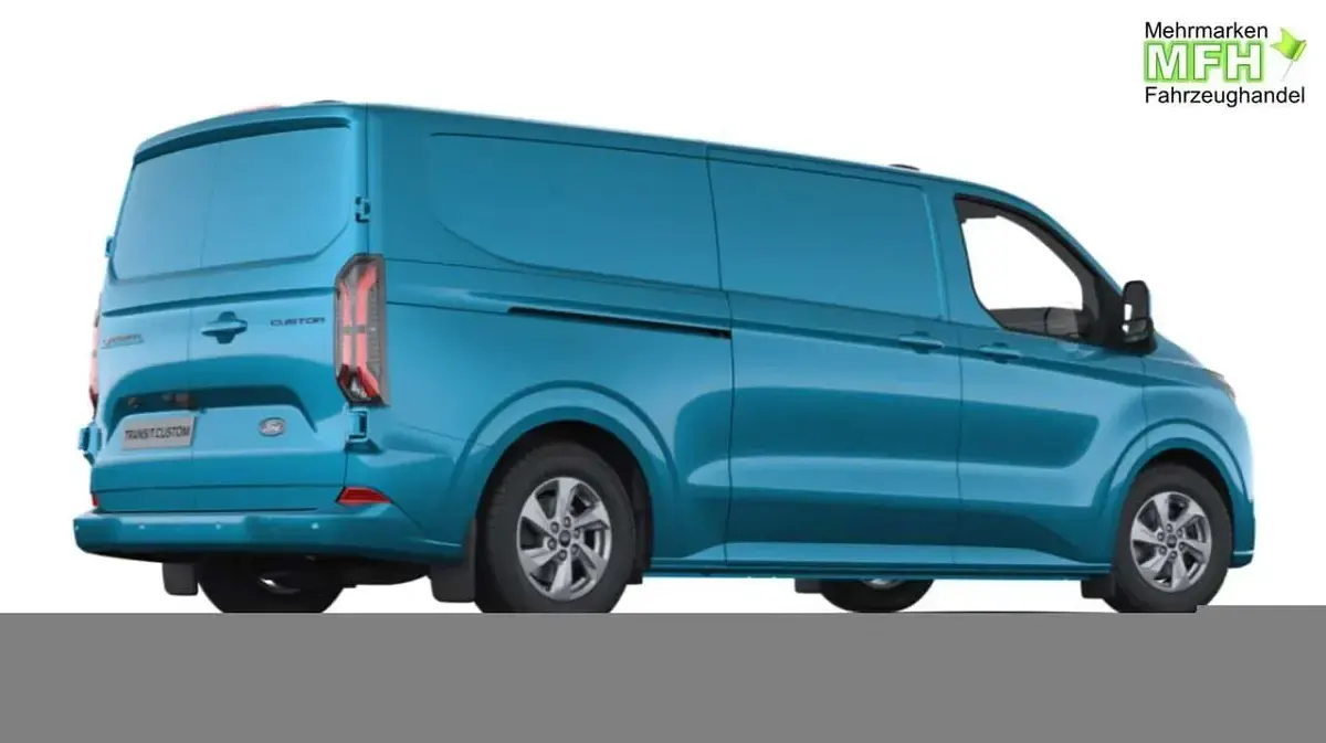Neu Ford E-Transit Limited 160 kW (218 PS) 2026 Digital aqua blue metallic Van