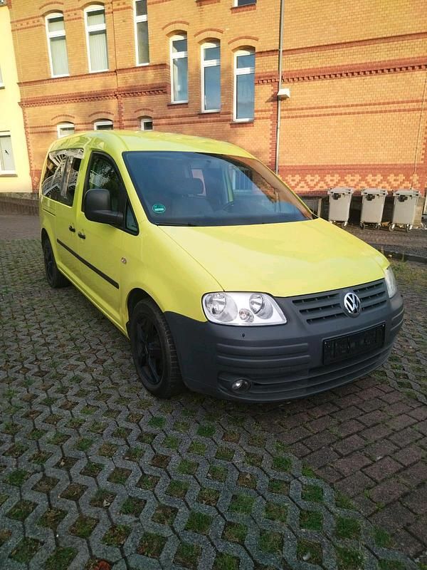 Gelb Gebraucht 2008 VW Caddy Maxi Highline Van / Kleinbus | 5.000 € (Superpreis) - Bild 1/4