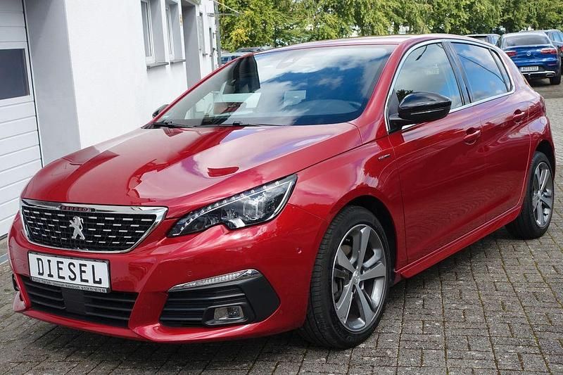 Rot Gebraucht 2020 Peugeot 308 Allure Limousine | 14.990 € (Fairer Preis) - Bild 1/4