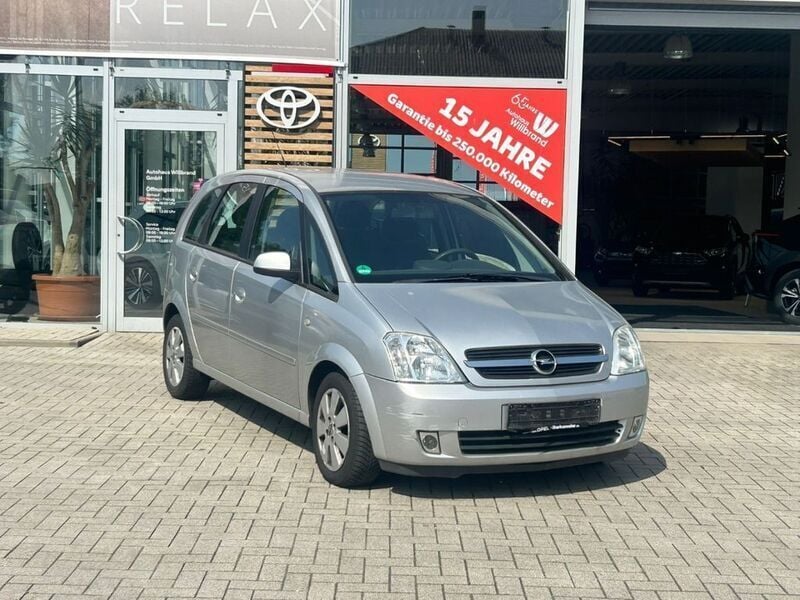 Silber Gebraucht 2004 Opel Meriva Enjoy Van / Kleinbus | 1.500 € (Guter Preis) - Bild 1/4