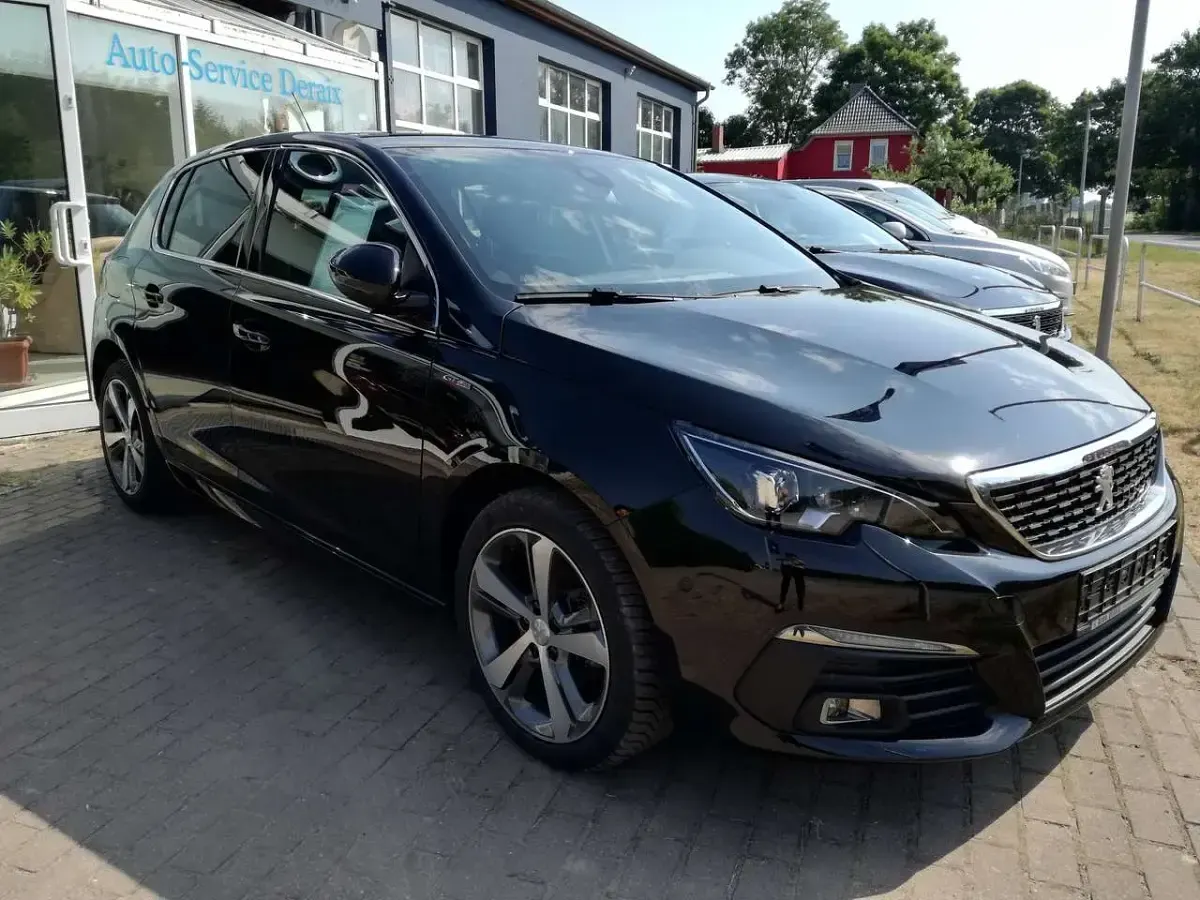 Gebraucht Peugeot 308 Allure GT-Line 131 PS (96 kW) 2009 Lackierung schwarz perla nera Limousine