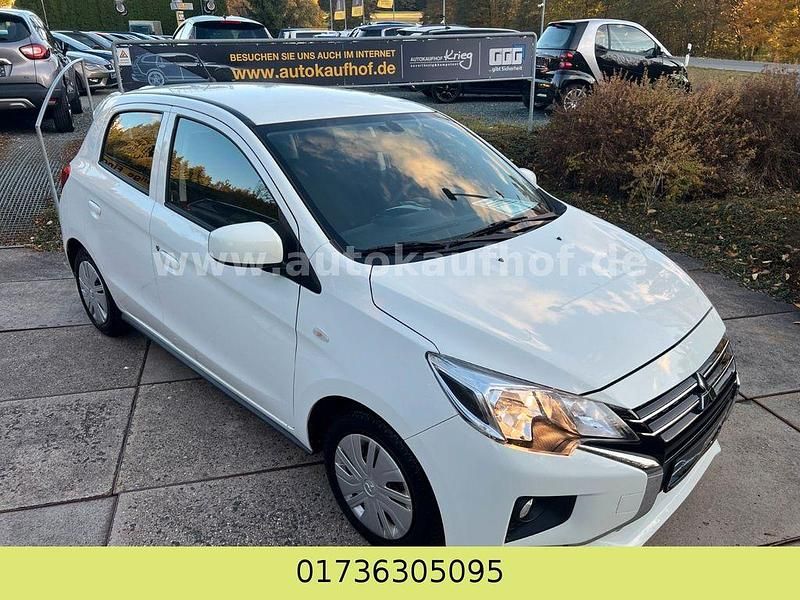 Weiß Gebraucht 2021 Mitsubishi Space Star Basis Kleinwagen | 7.990 € (Superpreis) - Bild 1/4