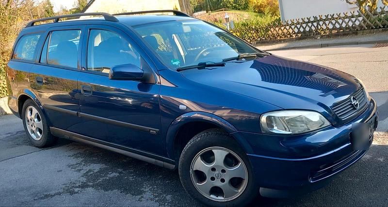 Gebraucht Opel Astra Edition 101 PS (74 kW) 2000 Blau Kombi
