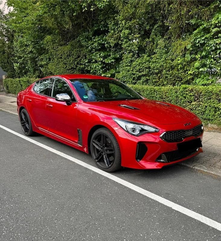 Rot Gebraucht 2019 Kia Stinger GT-Line Limousine | 26.500 € (Guter Preis) - Bild 1/4