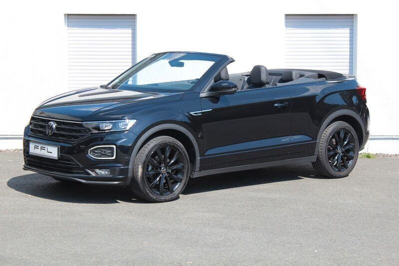 Schwarz Gebraucht 2021 VW T-Roc Cabriolet Beats Cabrio | 26.900 € (Fairer Preis) - Bild 1/4