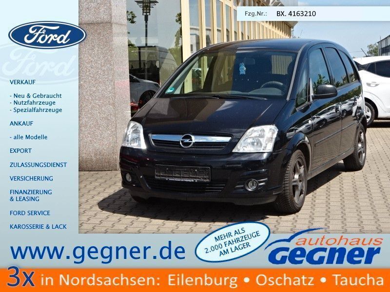 Schwarz Gebraucht 2009 Opel Meriva Edition Van / Kleinbus | 940 € (Superpreis) - Bild 1/4